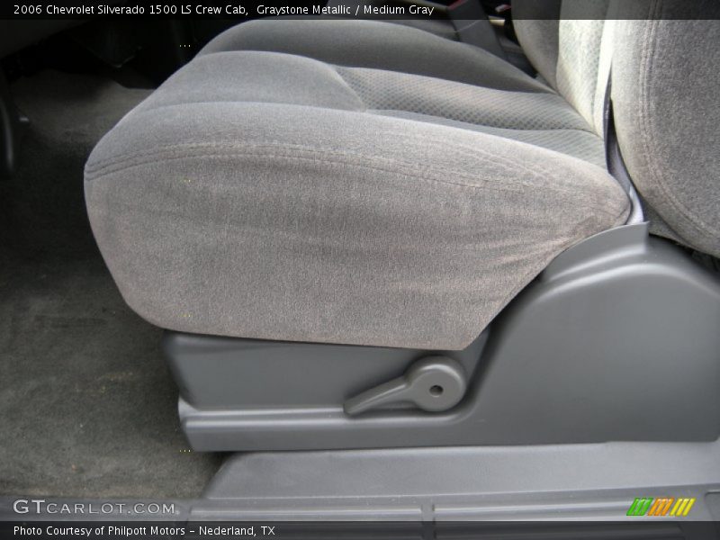 Graystone Metallic / Medium Gray 2006 Chevrolet Silverado 1500 LS Crew Cab