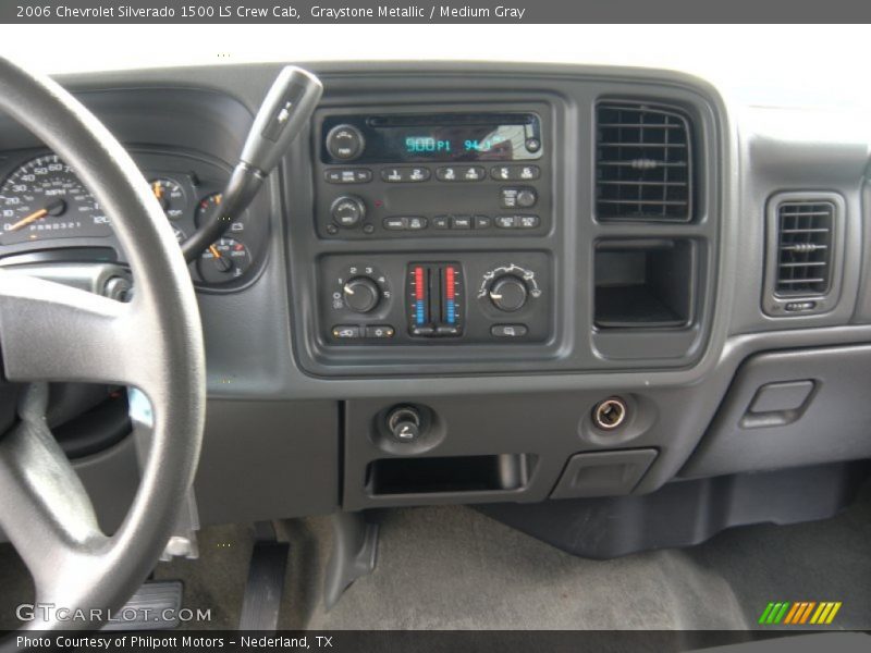 Graystone Metallic / Medium Gray 2006 Chevrolet Silverado 1500 LS Crew Cab