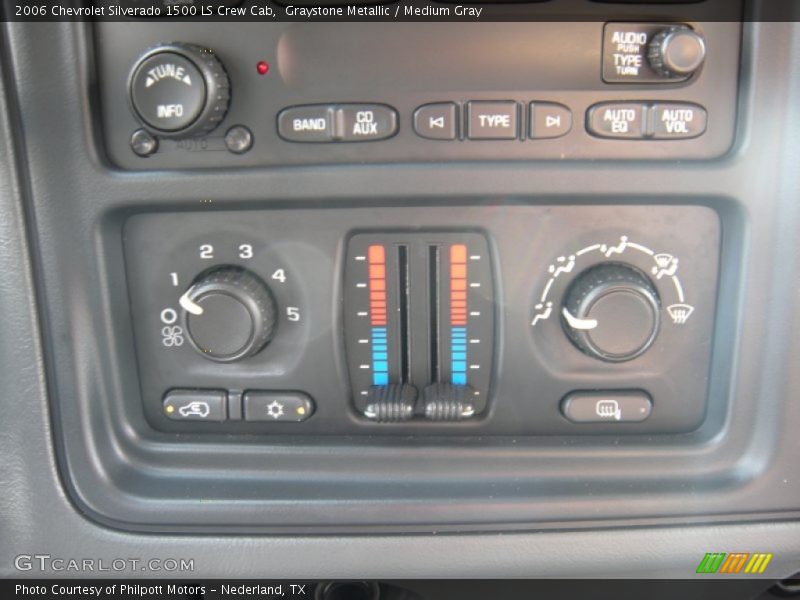 Graystone Metallic / Medium Gray 2006 Chevrolet Silverado 1500 LS Crew Cab