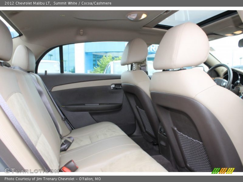 Summit White / Cocoa/Cashmere 2012 Chevrolet Malibu LT