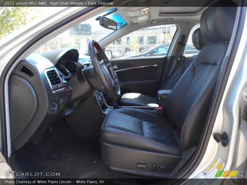 Ingot Silver Metallic / Dark Charcoal 2012 Lincoln MKZ AWD