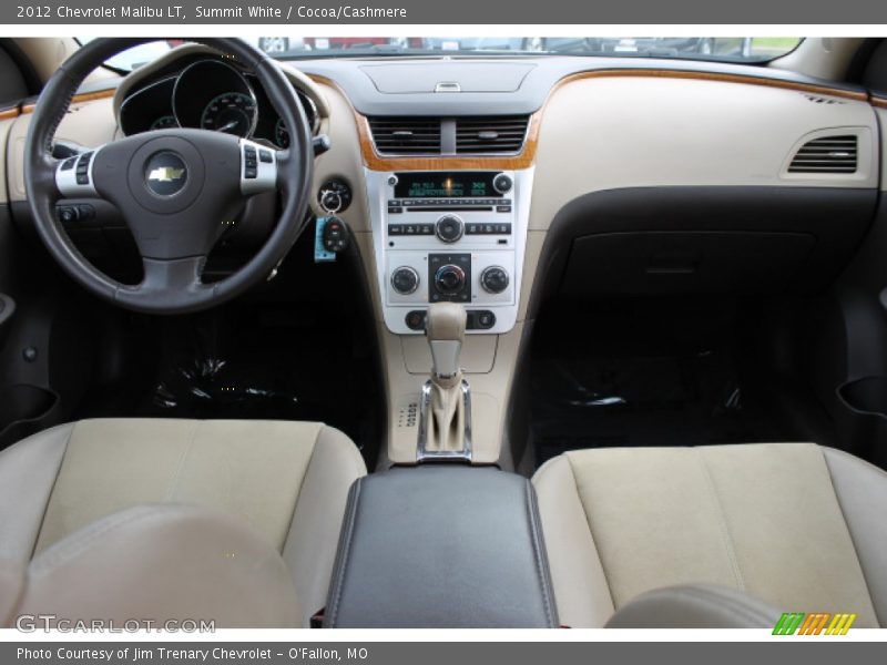 Summit White / Cocoa/Cashmere 2012 Chevrolet Malibu LT