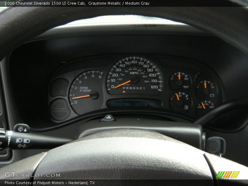 Graystone Metallic / Medium Gray 2006 Chevrolet Silverado 1500 LS Crew Cab