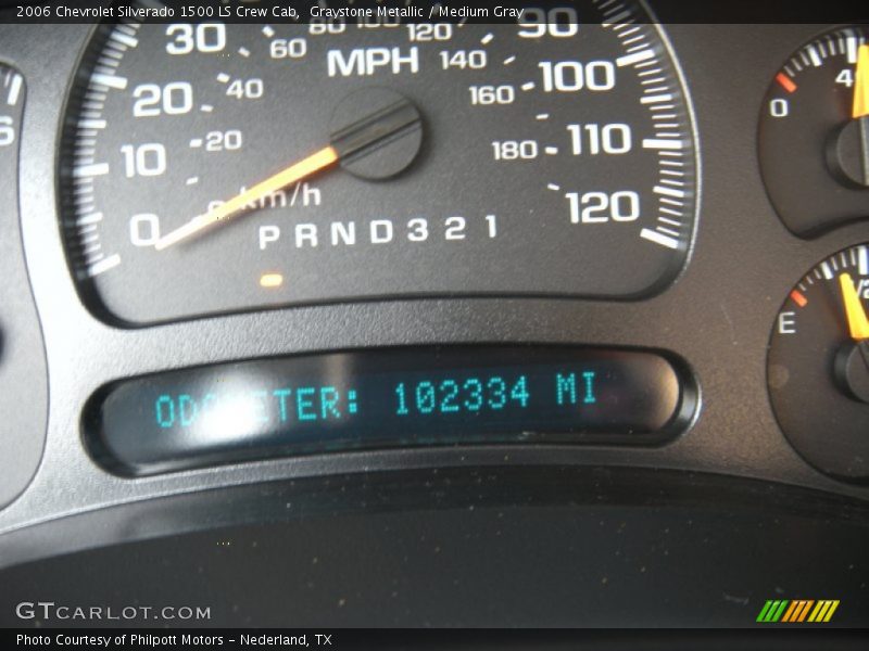 Graystone Metallic / Medium Gray 2006 Chevrolet Silverado 1500 LS Crew Cab