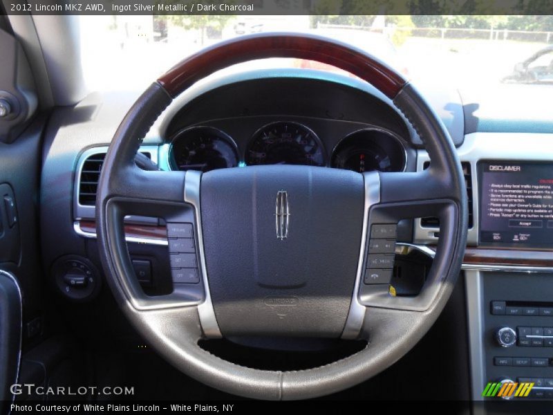 Ingot Silver Metallic / Dark Charcoal 2012 Lincoln MKZ AWD