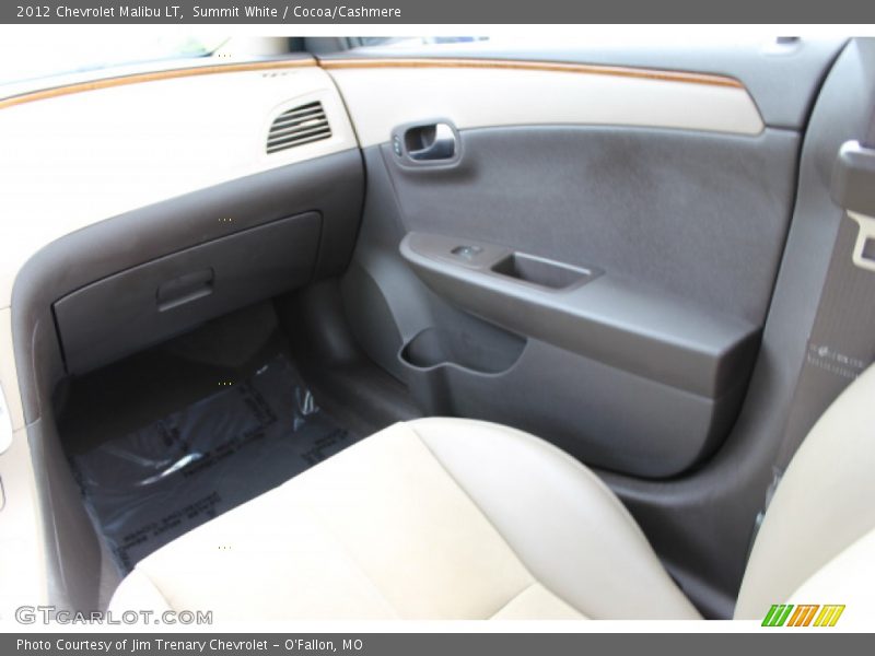 Summit White / Cocoa/Cashmere 2012 Chevrolet Malibu LT
