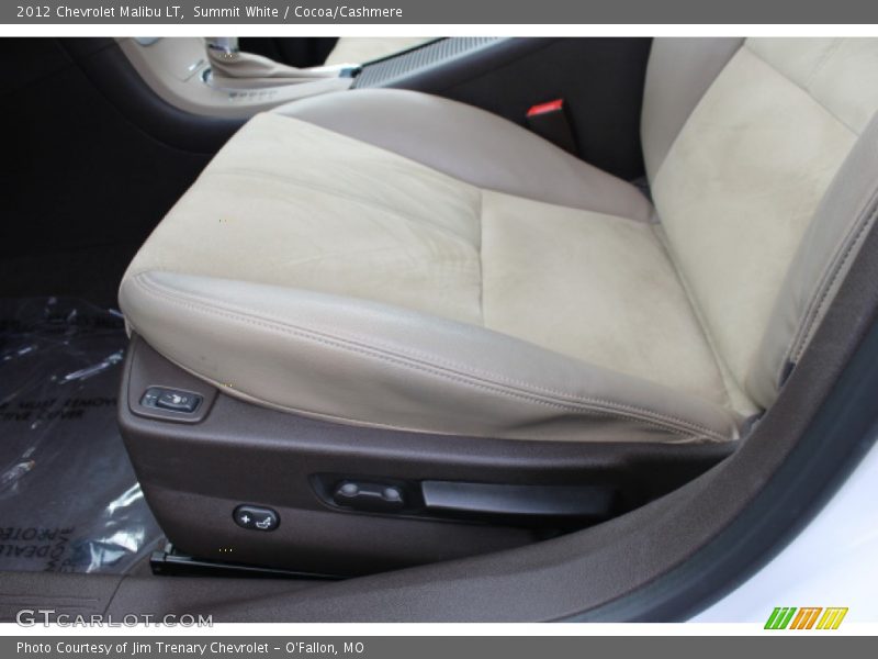 Summit White / Cocoa/Cashmere 2012 Chevrolet Malibu LT