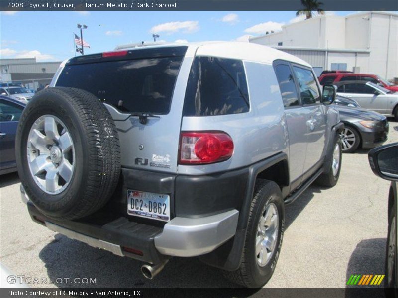 Titanium Metallic / Dark Charcoal 2008 Toyota FJ Cruiser