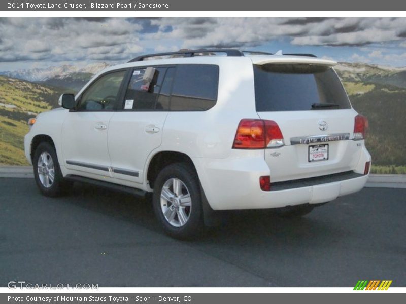 Blizzard Pearl / Sandstone 2014 Toyota Land Cruiser