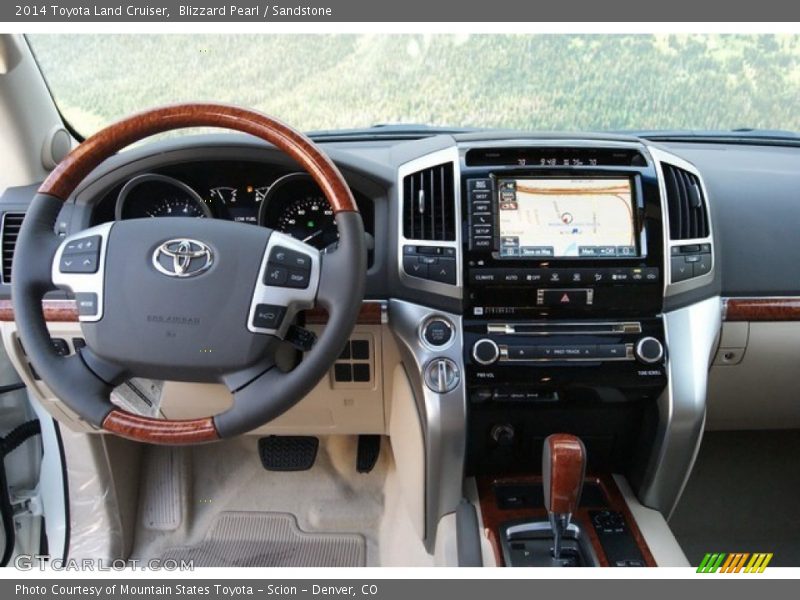 Dashboard of 2014 Land Cruiser 