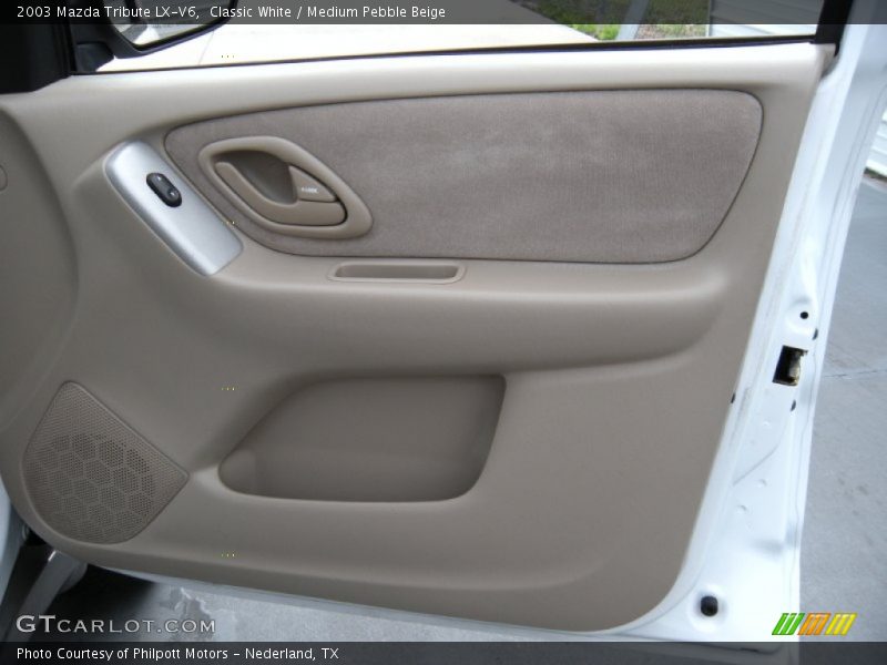 Classic White / Medium Pebble Beige 2003 Mazda Tribute LX-V6
