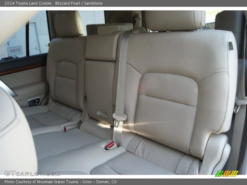 Rear Seat of 2014 Land Cruiser 