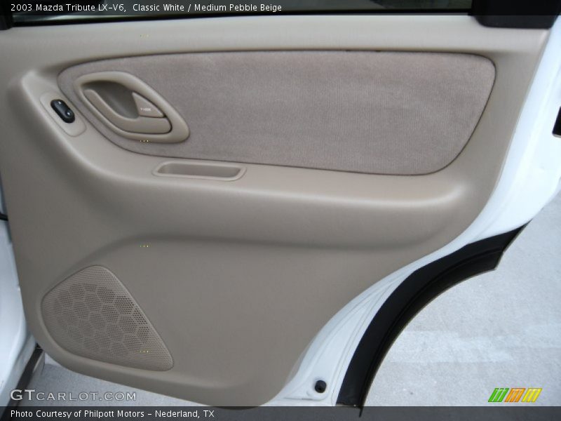 Classic White / Medium Pebble Beige 2003 Mazda Tribute LX-V6