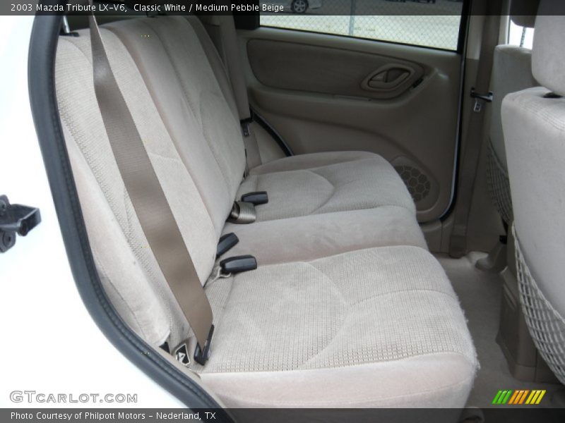 Classic White / Medium Pebble Beige 2003 Mazda Tribute LX-V6