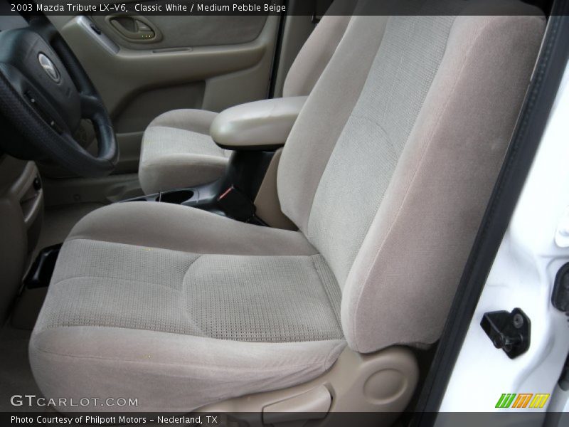 Classic White / Medium Pebble Beige 2003 Mazda Tribute LX-V6