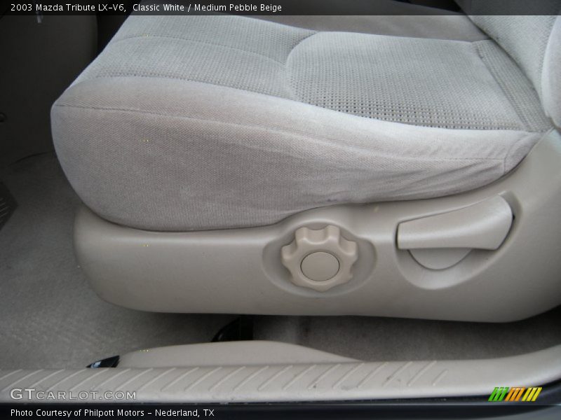 Classic White / Medium Pebble Beige 2003 Mazda Tribute LX-V6