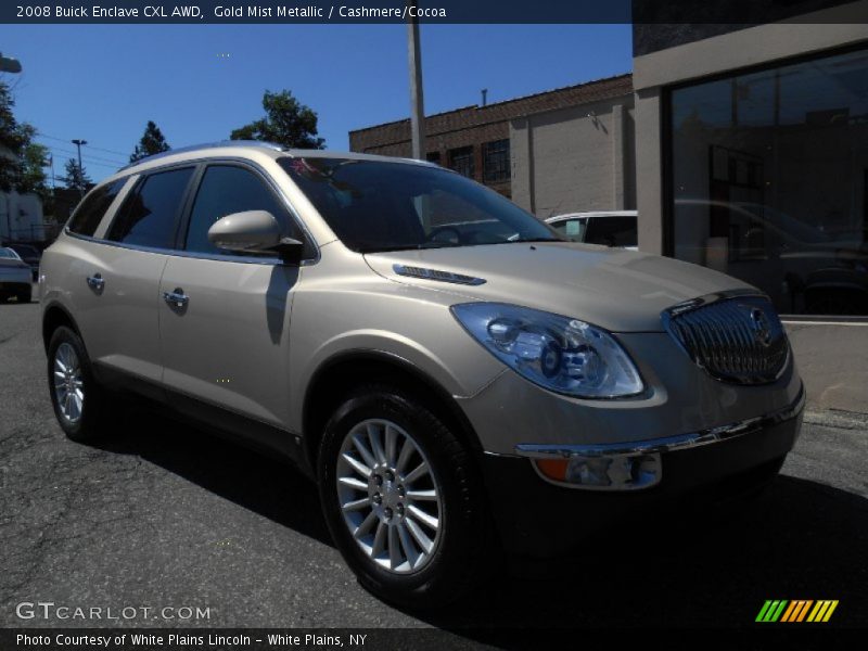 Gold Mist Metallic / Cashmere/Cocoa 2008 Buick Enclave CXL AWD