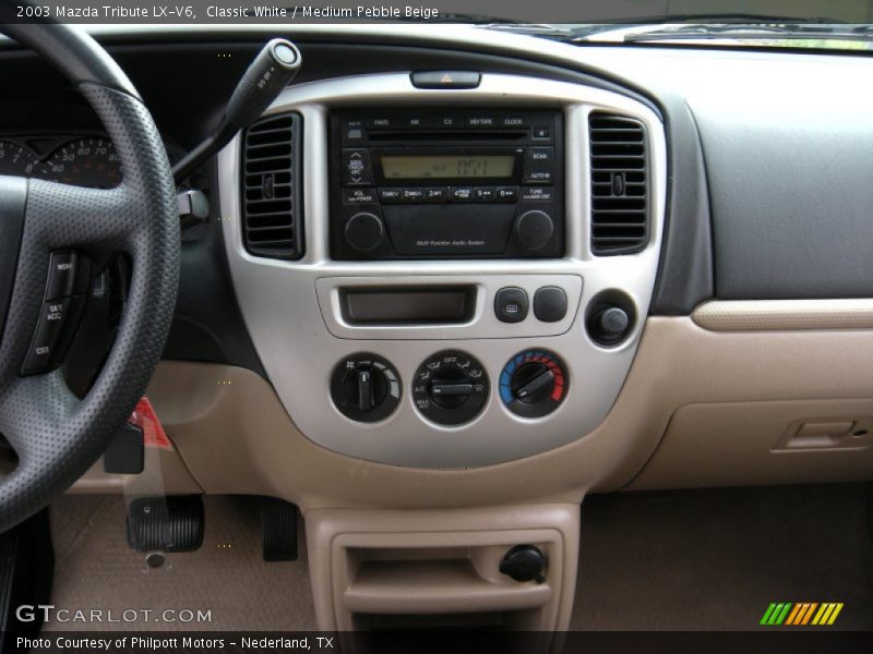 Classic White / Medium Pebble Beige 2003 Mazda Tribute LX-V6