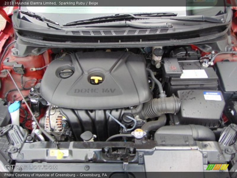 Sparkling Ruby / Beige 2013 Hyundai Elantra Limited