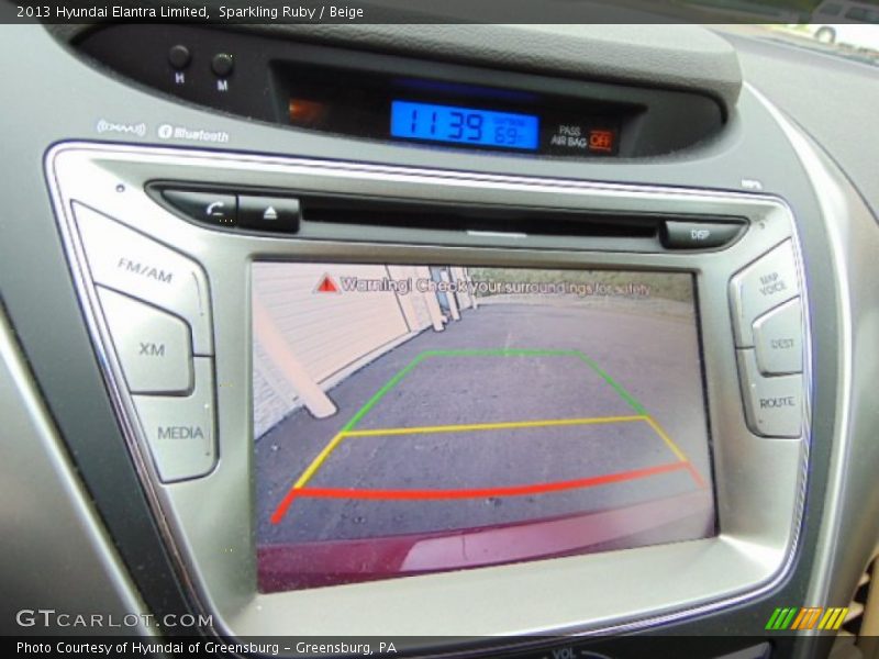 Sparkling Ruby / Beige 2013 Hyundai Elantra Limited
