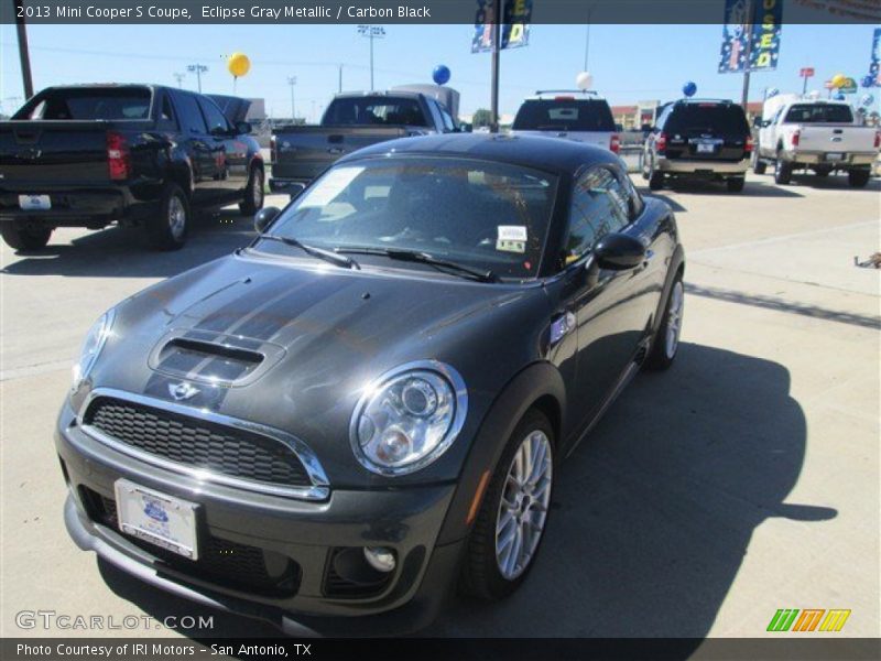 Eclipse Gray Metallic / Carbon Black 2013 Mini Cooper S Coupe