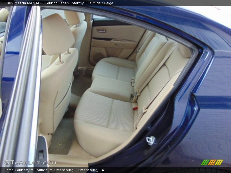 Stormy Blue Mica / Beige 2009 Mazda MAZDA3 i Touring Sedan