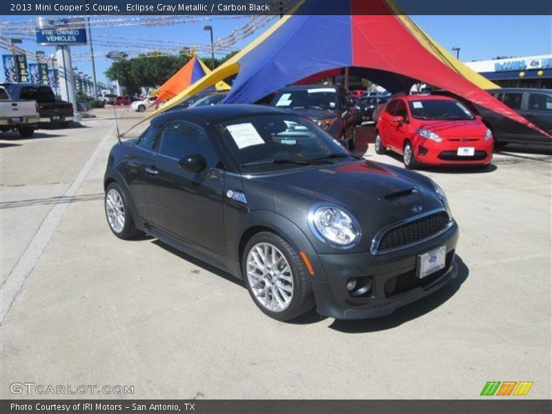 Eclipse Gray Metallic / Carbon Black 2013 Mini Cooper S Coupe