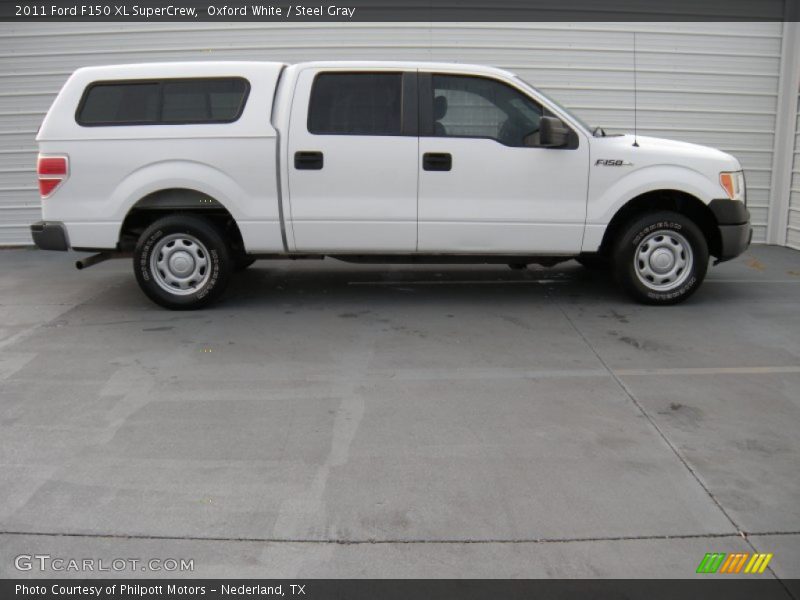 Oxford White / Steel Gray 2011 Ford F150 XL SuperCrew