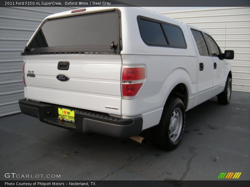 Oxford White / Steel Gray 2011 Ford F150 XL SuperCrew