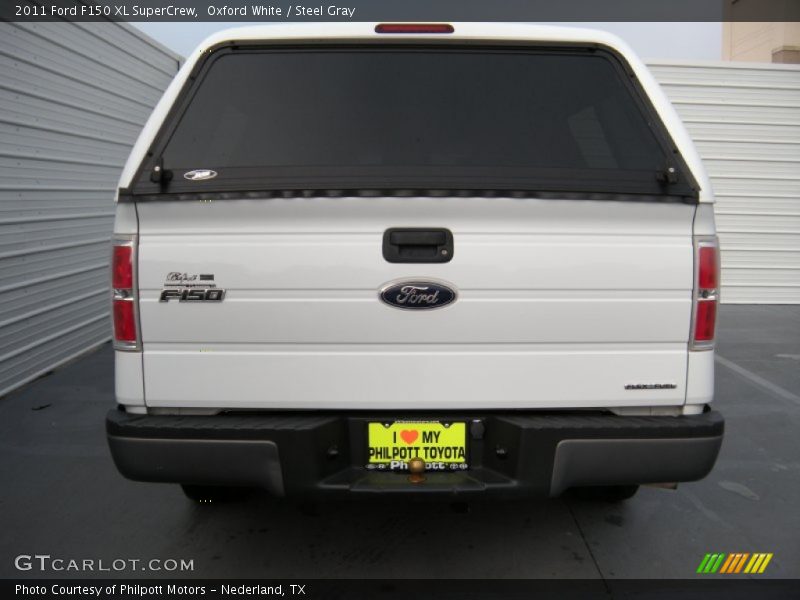 Oxford White / Steel Gray 2011 Ford F150 XL SuperCrew