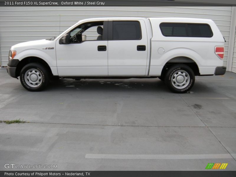 Oxford White / Steel Gray 2011 Ford F150 XL SuperCrew