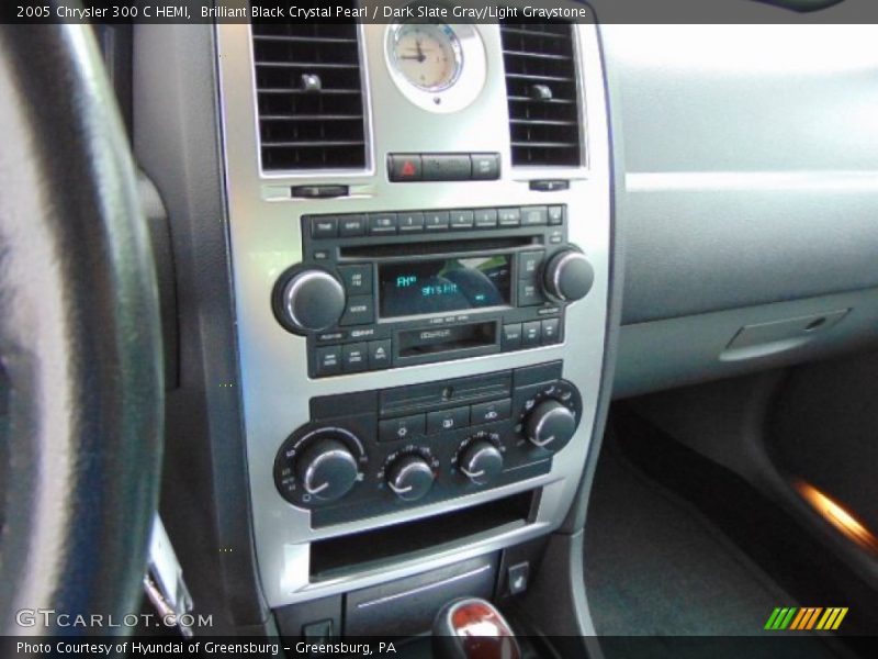 Brilliant Black Crystal Pearl / Dark Slate Gray/Light Graystone 2005 Chrysler 300 C HEMI