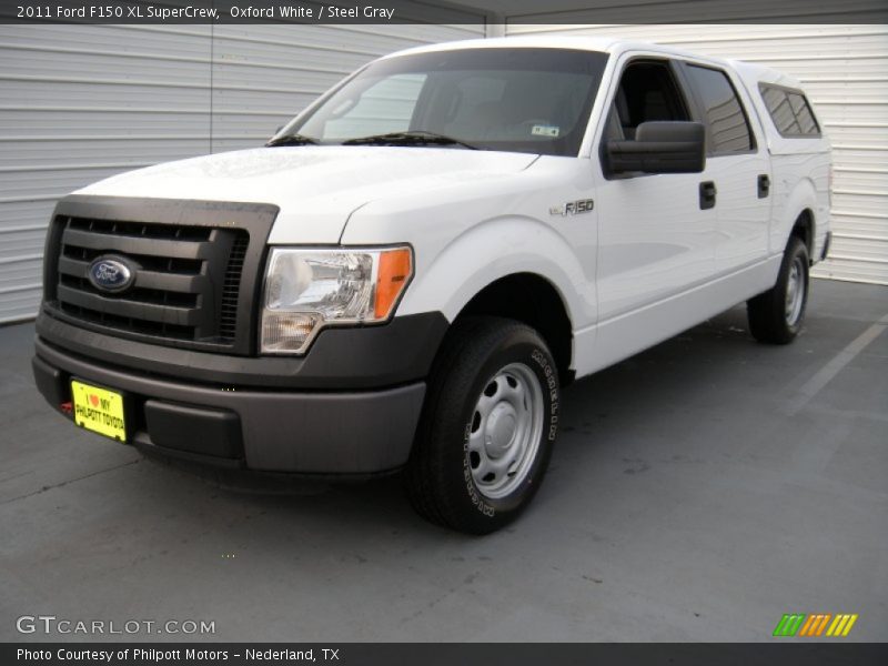 Oxford White / Steel Gray 2011 Ford F150 XL SuperCrew