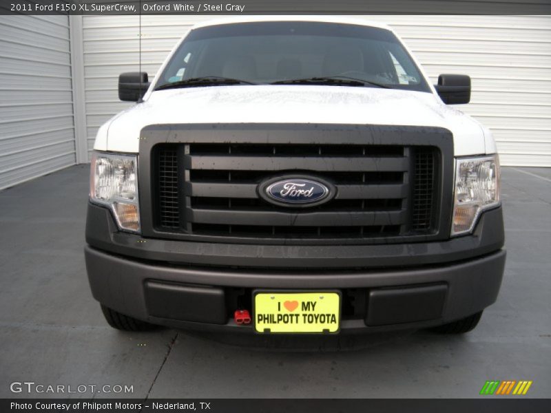 Oxford White / Steel Gray 2011 Ford F150 XL SuperCrew