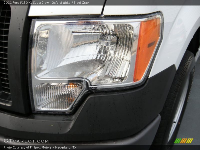 Oxford White / Steel Gray 2011 Ford F150 XL SuperCrew