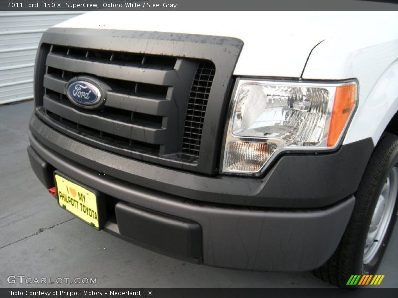 Oxford White / Steel Gray 2011 Ford F150 XL SuperCrew