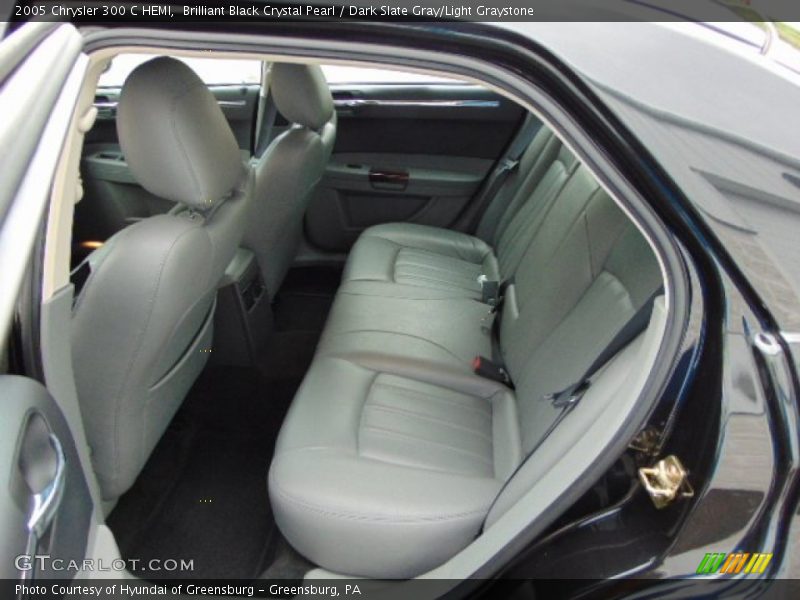 Brilliant Black Crystal Pearl / Dark Slate Gray/Light Graystone 2005 Chrysler 300 C HEMI