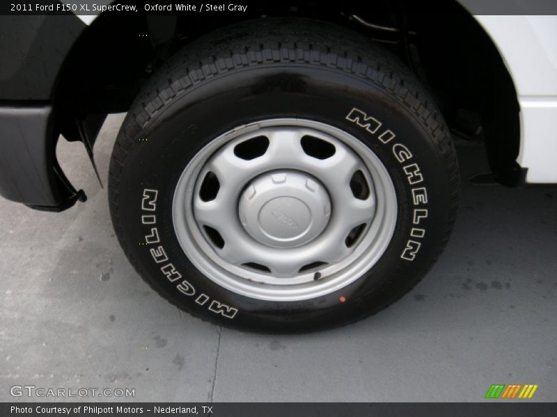 Oxford White / Steel Gray 2011 Ford F150 XL SuperCrew
