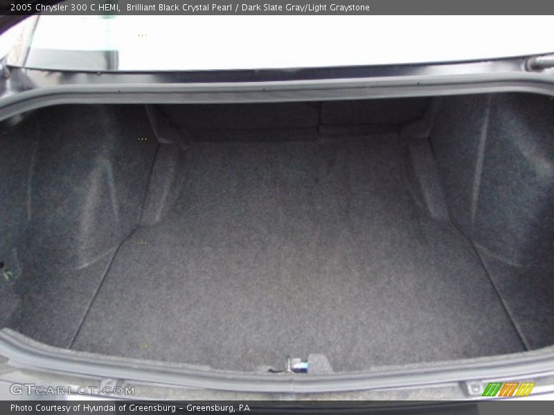 Brilliant Black Crystal Pearl / Dark Slate Gray/Light Graystone 2005 Chrysler 300 C HEMI