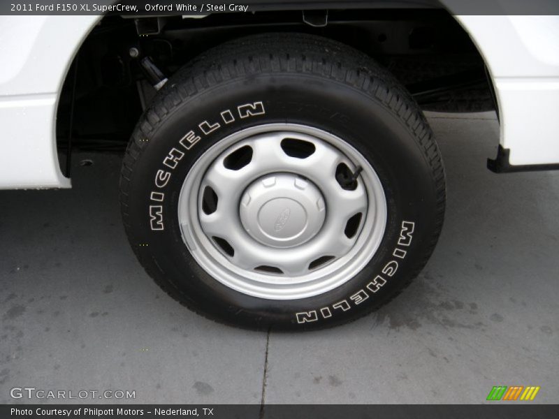 Oxford White / Steel Gray 2011 Ford F150 XL SuperCrew