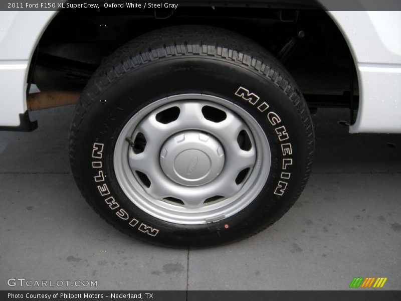 Oxford White / Steel Gray 2011 Ford F150 XL SuperCrew