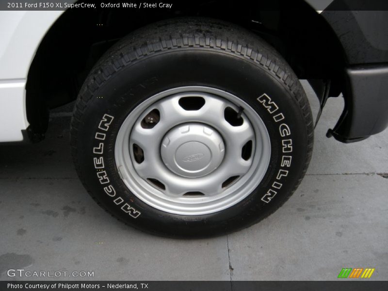 Oxford White / Steel Gray 2011 Ford F150 XL SuperCrew