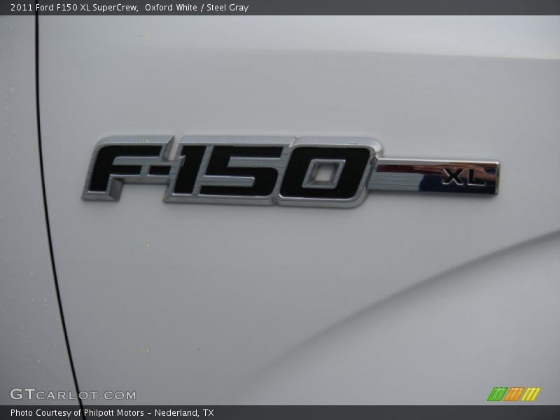 Oxford White / Steel Gray 2011 Ford F150 XL SuperCrew