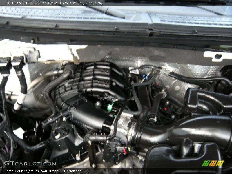Oxford White / Steel Gray 2011 Ford F150 XL SuperCrew