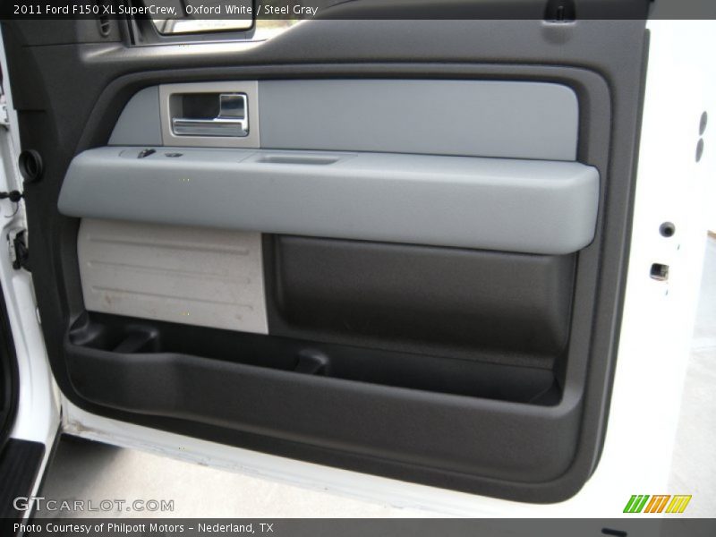Oxford White / Steel Gray 2011 Ford F150 XL SuperCrew