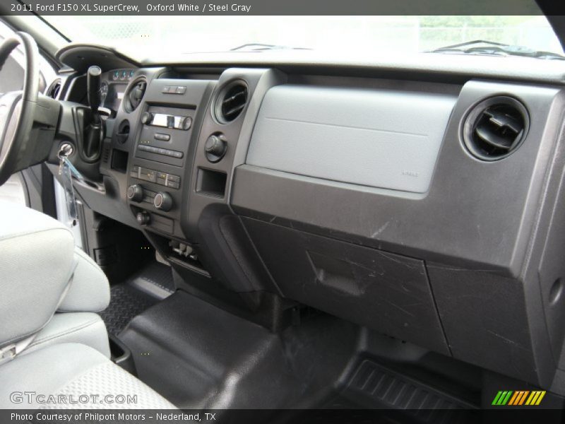 Oxford White / Steel Gray 2011 Ford F150 XL SuperCrew