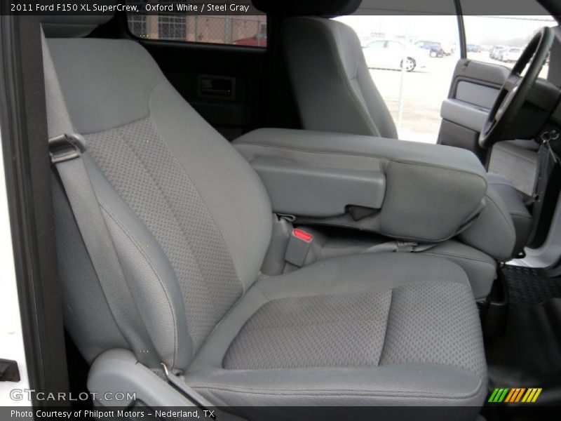 Oxford White / Steel Gray 2011 Ford F150 XL SuperCrew
