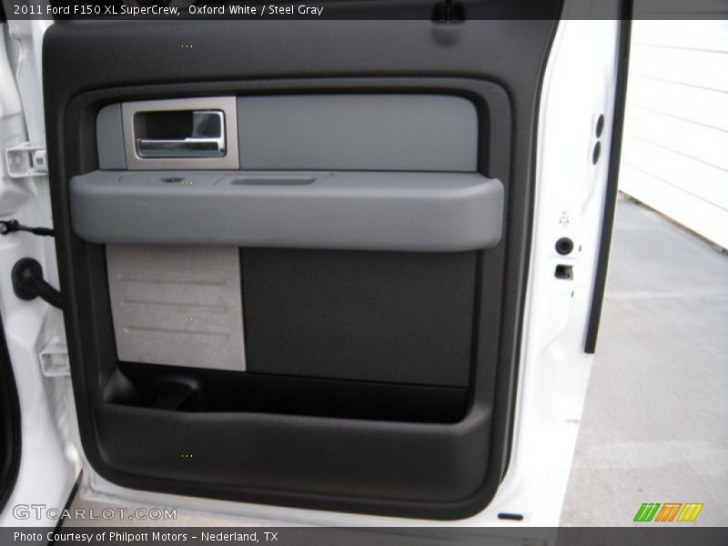 Oxford White / Steel Gray 2011 Ford F150 XL SuperCrew