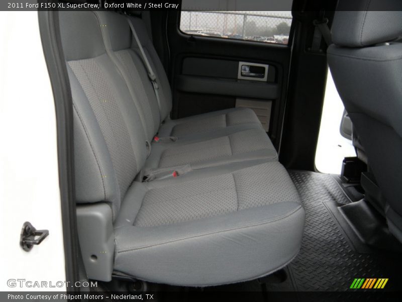 Oxford White / Steel Gray 2011 Ford F150 XL SuperCrew