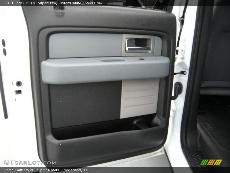 Oxford White / Steel Gray 2011 Ford F150 XL SuperCrew